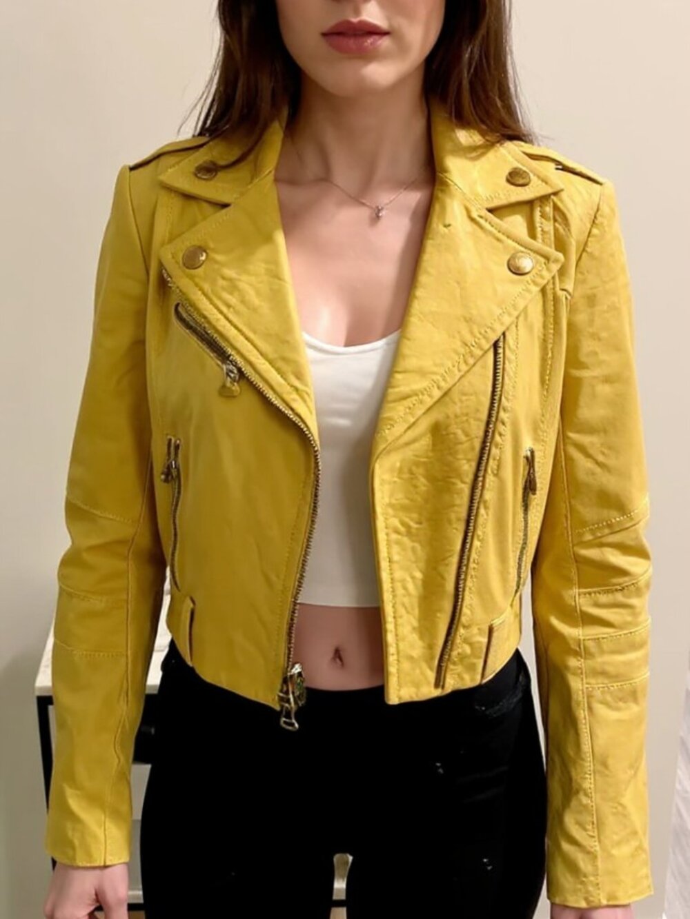 Balmain Leather Moto Jacket